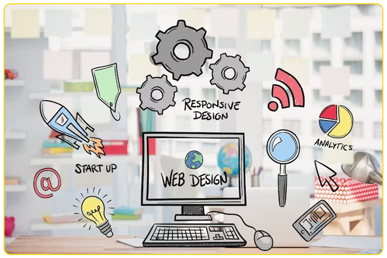 web development illustration